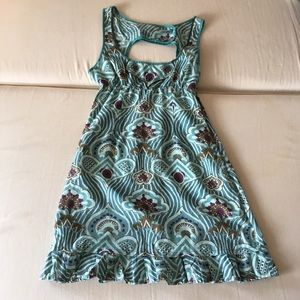 Coming soon - Free People teal retro patterned sundress size 0